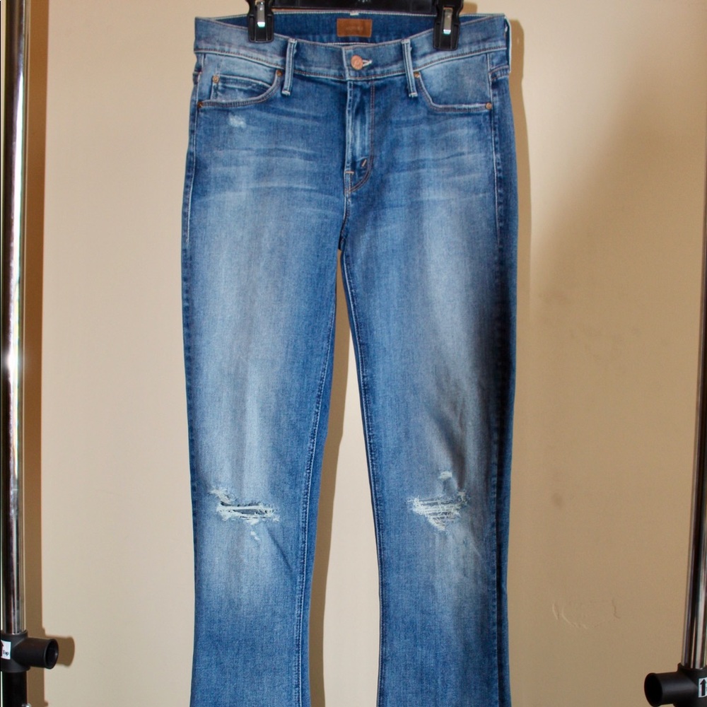 MOTHER Runaway Fray Jeans
